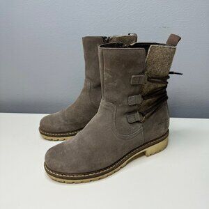 BOS & CO women's cascade suede waterproof boots size 38 or US 7